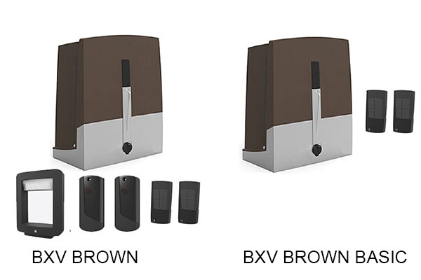 Came BXV Brown откатной привод для легких ворот до 400 кг в готовом комплекте